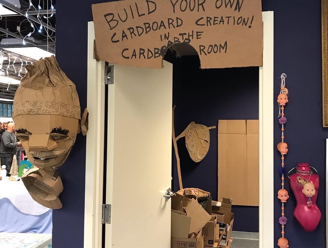 eyeball with crown and yellow and black checkers